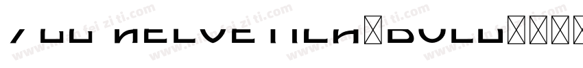 7GG Helvetica-bold字体转换
